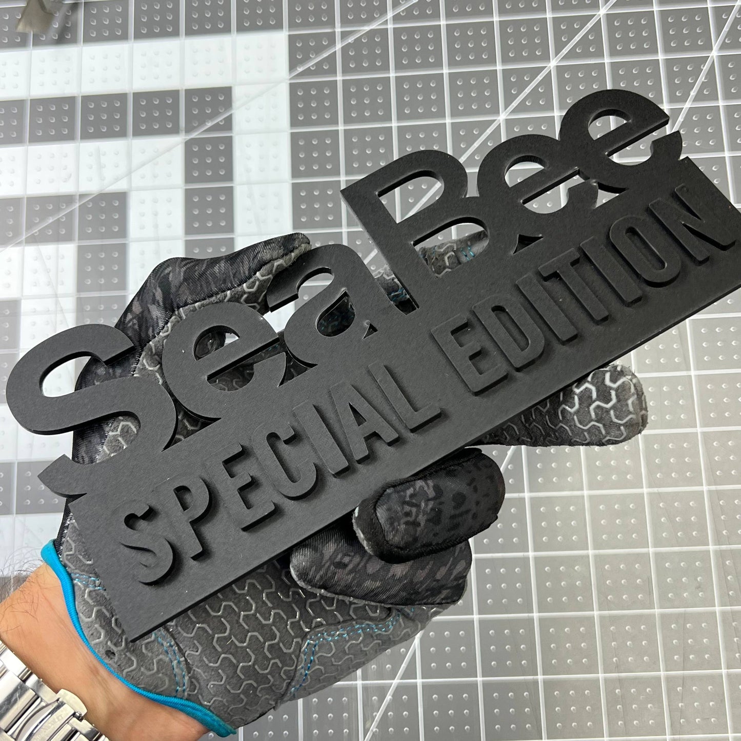 SeaBee Special Edition 3D Acrylic Badge - Car Truck Emblem Fender Tailgate Trunk Sticker