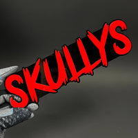 1PC SKULLYS 3D Acrylic Badge - Car Truck Emblem Fender Tailgate Trunk Sticker