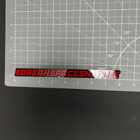 1PC KOREANSPACESHUTTLE 3D Acrylic Badge - Car Truck Emblem Fender Sticker