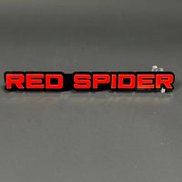 1PC RED SPIDER 3D Acrylic Badge - Car Truck Emblem Fender Tailgate Trunk Sticker