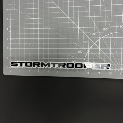 1PC STORMTROOPER 3D Acrylic Badge - Car Truck Emblem Fender Sticker