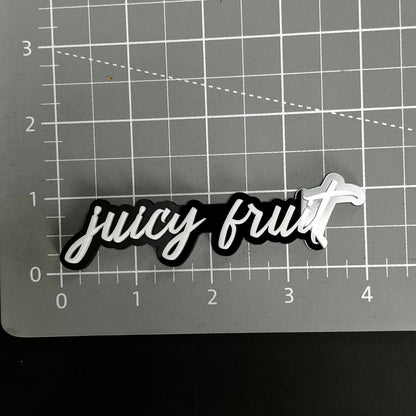 1PC juicy fruit 3D Acrylic Badge - Car Truck Emblem Fender Sticker