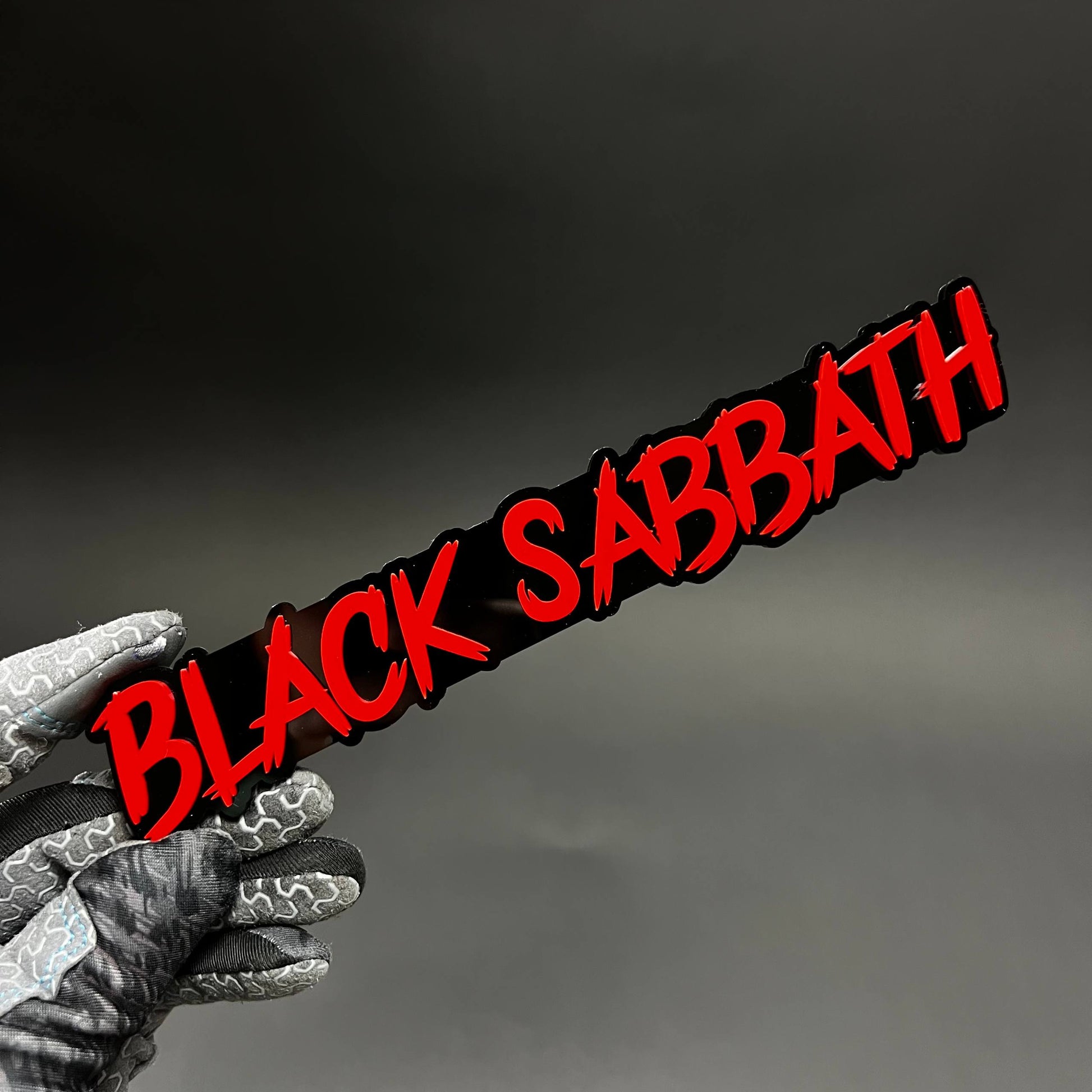 1PC BLACK SABBATH 3D Acrylic Badge - Car Truck Emblem Fender Sticker