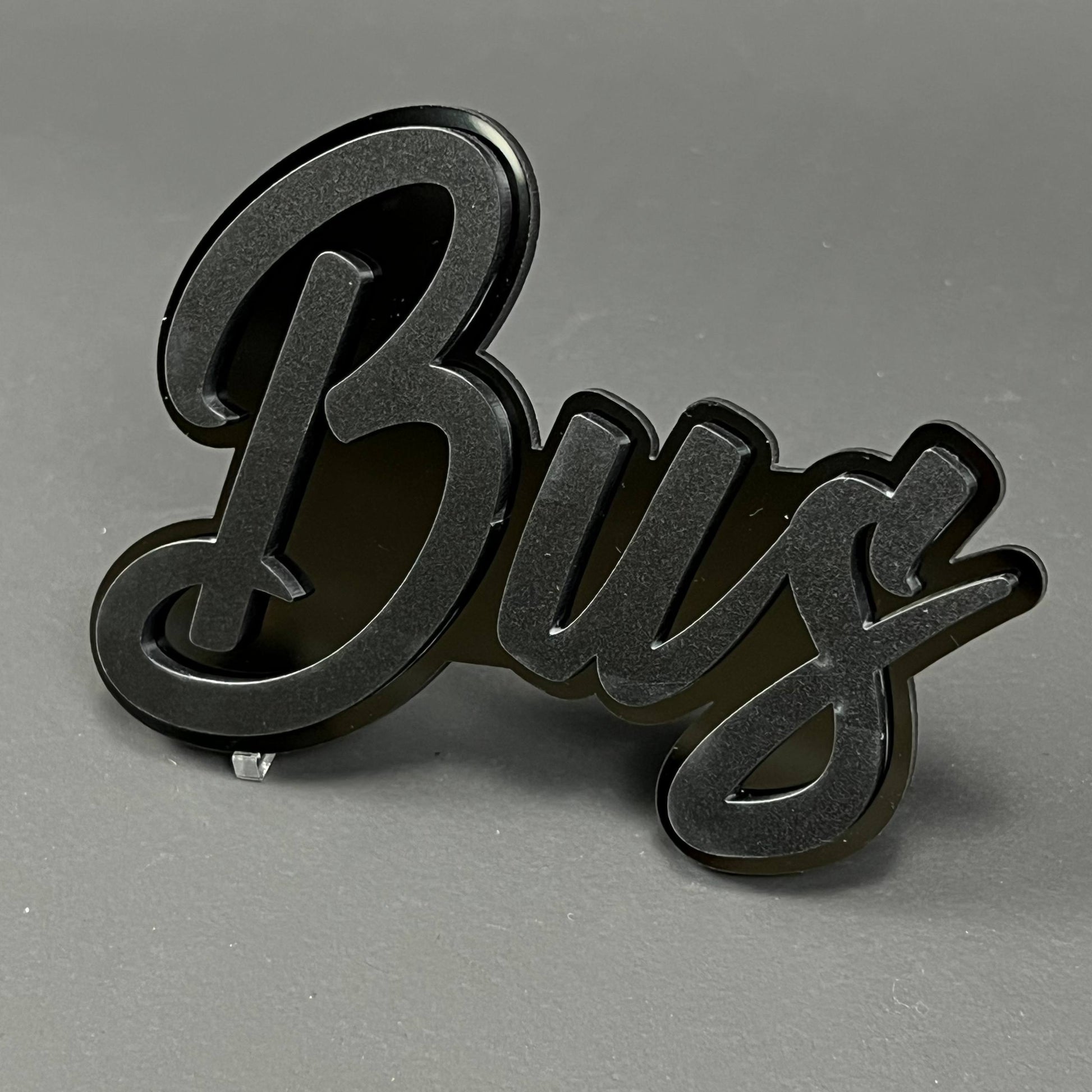 1PC Bus 3D Acrylic Badge - Car Truck Emblem Fender Tailgate Trunk Sticker