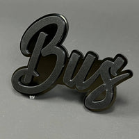 1PC Bus 3D Acrylic Badge - Car Truck Emblem Fender Tailgate Trunk Sticker