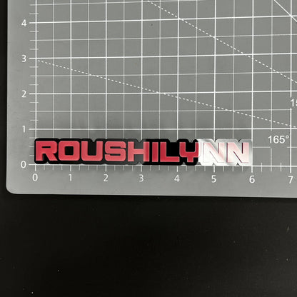 1PC ROUSHILYNN 3D Acrylic Badge - Car Truck Emblem Fender Tailgate Trunk Sticker