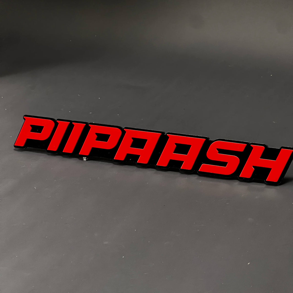 1PC PIIPAASH 3D Acrylic Badge - Car Truck Emblem Fender Tailgate Trunk Sticker