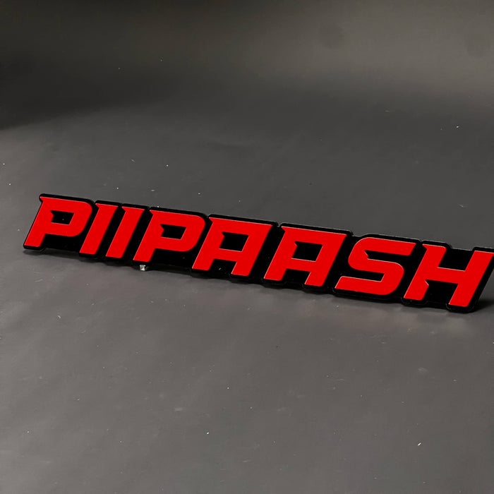 1PC PIIPAASH 3D Acrylic Badge - Car Truck Emblem Fender Tailgate Trunk Sticker