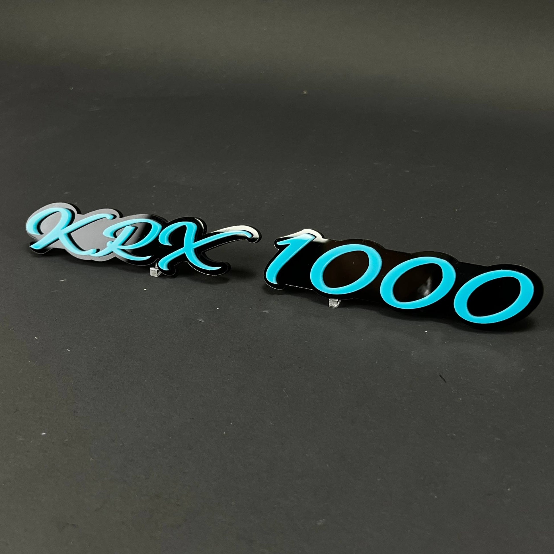 1PC KRX 1000 3D Acrylic Badge - Car Truck Emblem Fender Tailgate Trunk Sticker