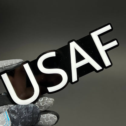 1PC USAF 3D Acrylic Badge - Car Truck Emblem Fender Tailgate Trunk Sticker
