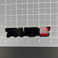 Type-Z 3D Acrylic Badge - Car Truck Emblem Fender Tailgate Trunk Sticker