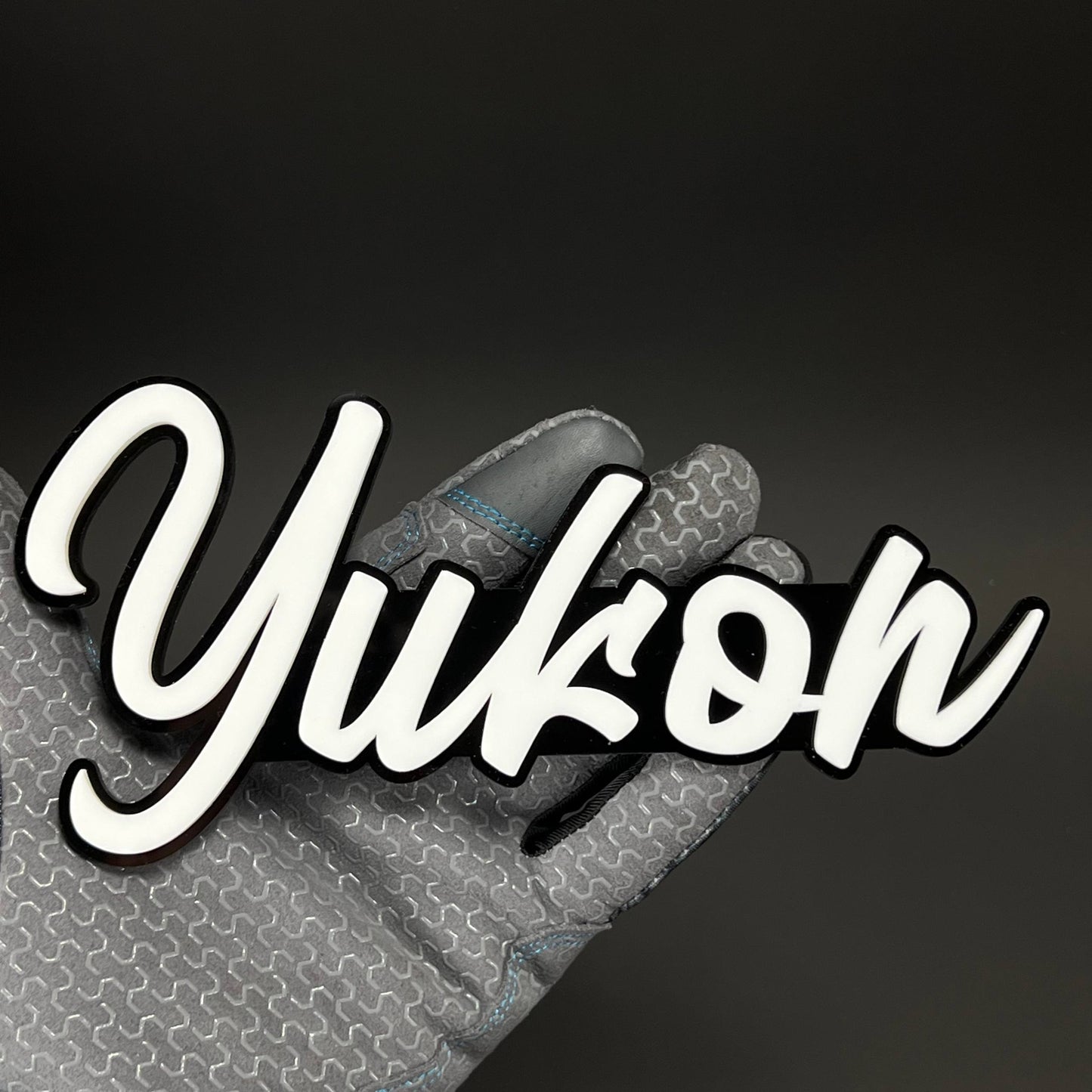 1PC Yukon 3D Acrylic Badge - Car Truck Emblem Fender Tailgate Trunk Sticker