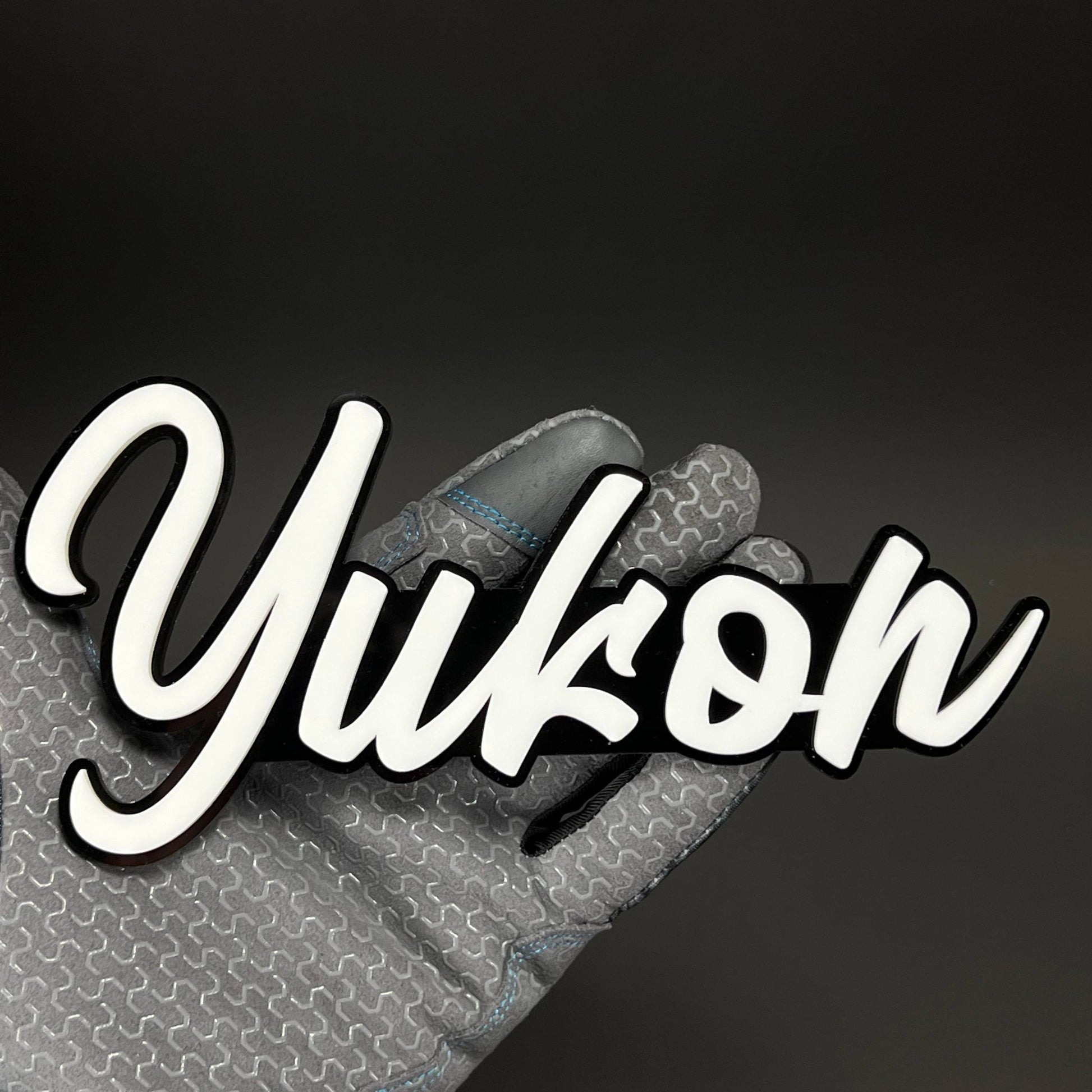 1PC Yukon 3D Acrylic Badge - Car Truck Emblem Fender Tailgate Trunk Sticker