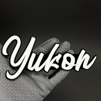 1PC Yukon 3D Acrylic Badge - Car Truck Emblem Fender Tailgate Trunk Sticker