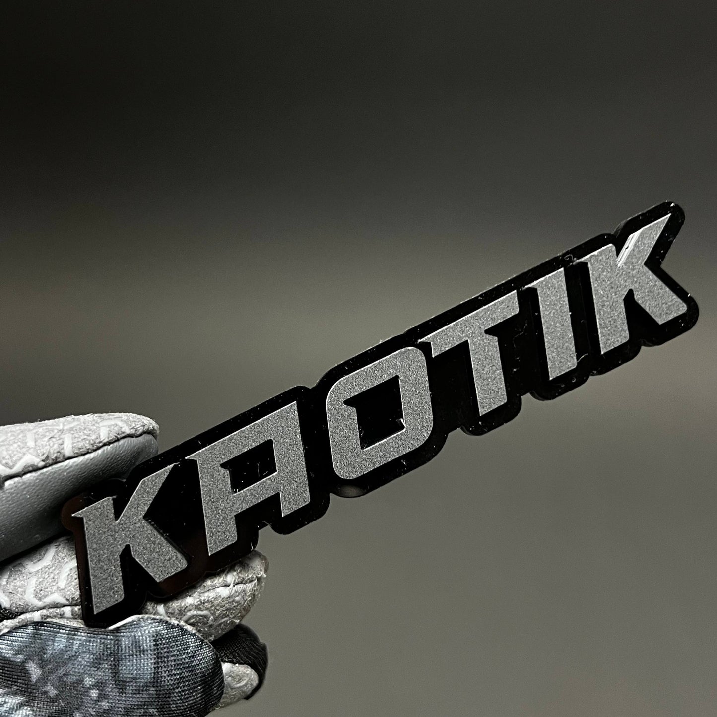 1PC KAOTIK 3D Acrylic Badge - Car Truck Emblem Fender Tailgate Trunk Sticker