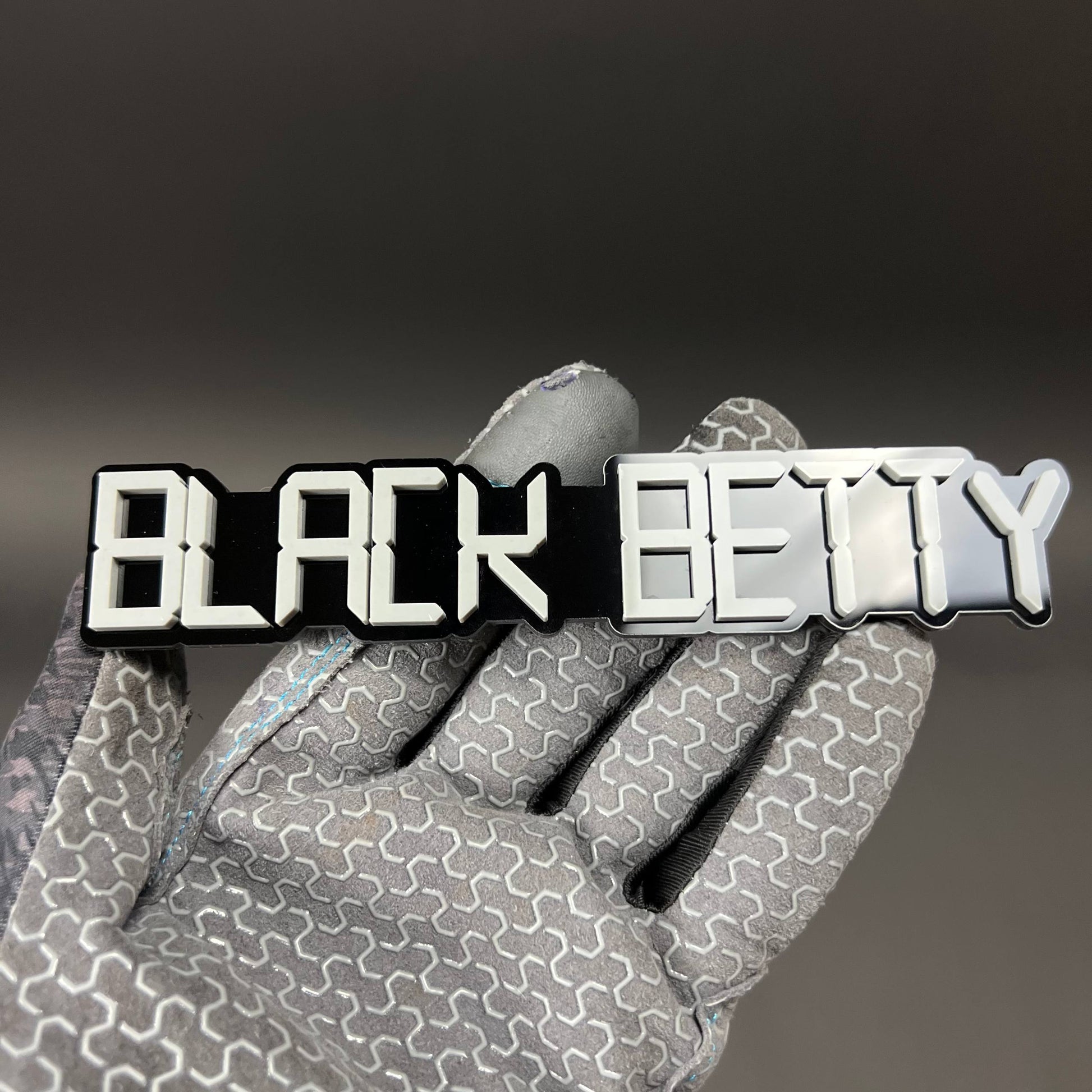 1PC BLACK BETTY 3D Acrylic Badge - Car Truck Emblem Fender Sticker