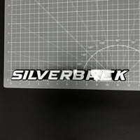 1PC SILVERBACK 3D Acrylic Badge - Car Truck Emblem Fender Tailgate Trunk Sticker