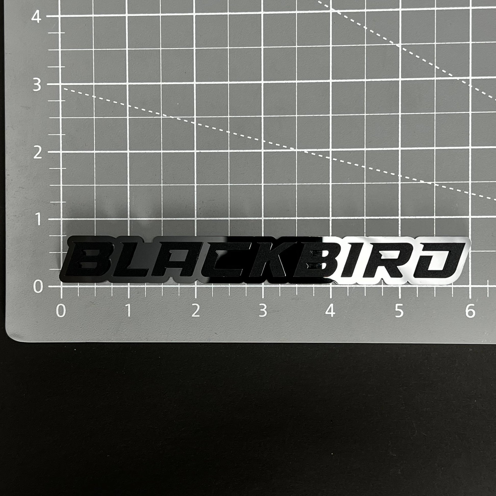 1PC BLACKBIRD 3D Acrylic Badge - Car Truck Emblem Fender Tailgate Trunk Sticker