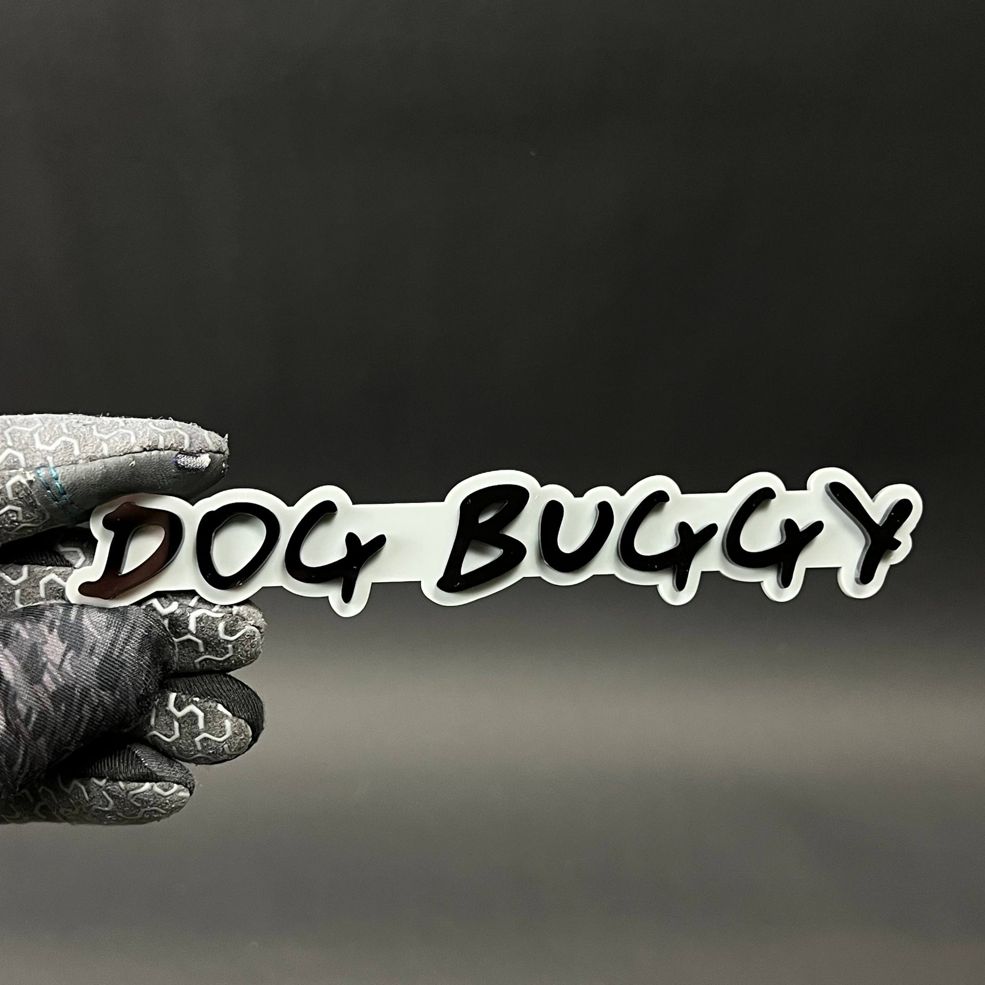 1PC DOG BUGGY 3D Acrylic Badge - Car Truck Emblem Fender Tailgate Trunk Sticker