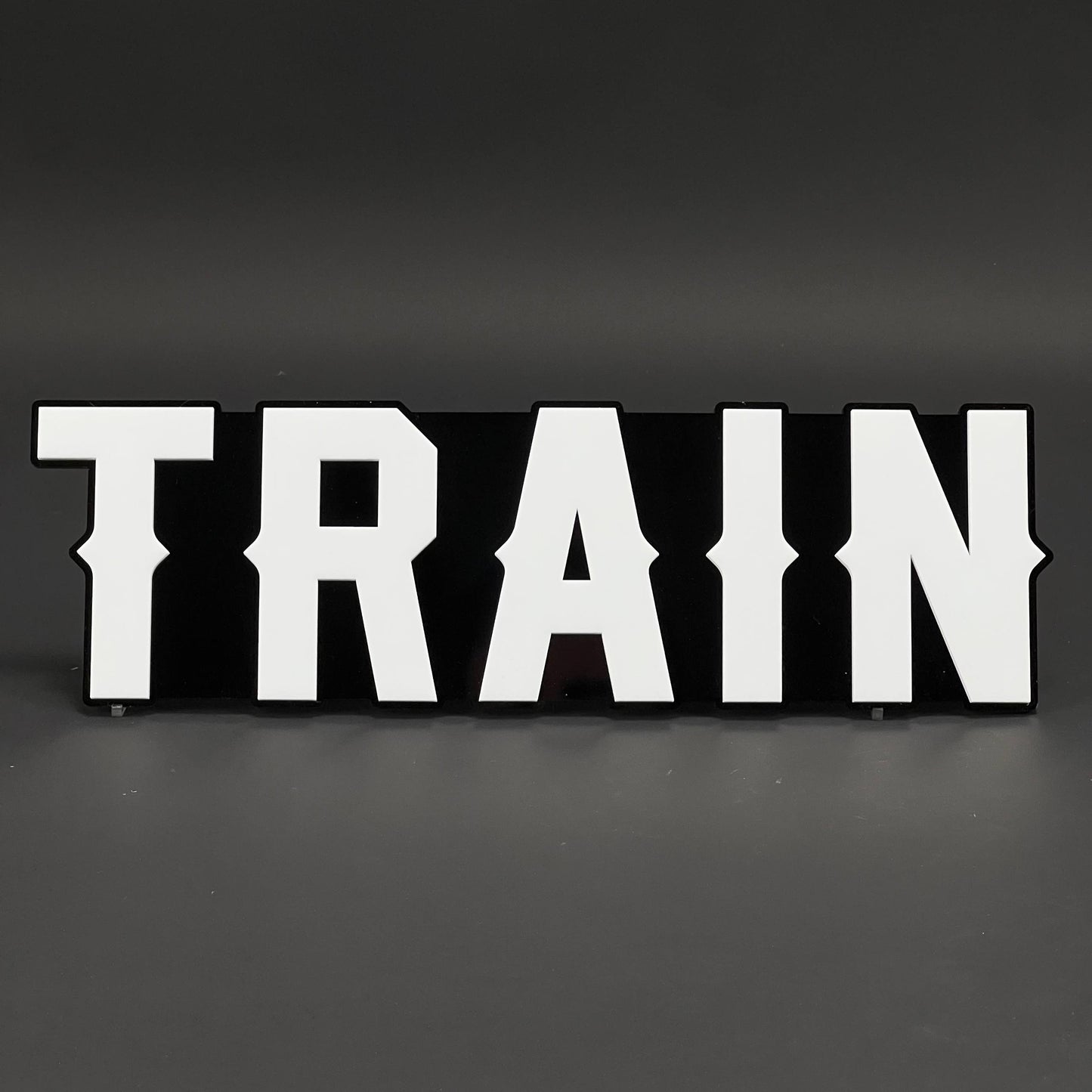 1PC TRAIN 3D Acrylic Badge - Car Truck Emblem Fender Tailgate Trunk Sticker