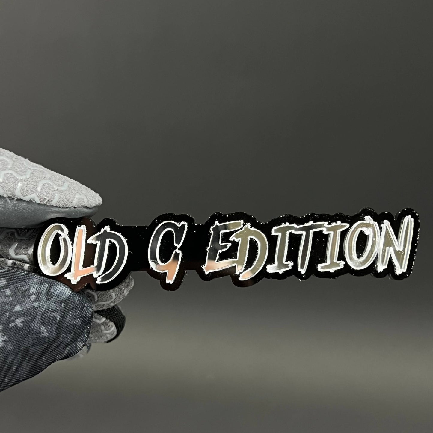 1PC OLD G EDITION 3D Acrylic Badge - Car Truck Emblem Fender Sticker