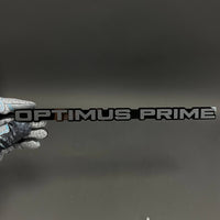 1PC OPTIMUS PRIME 3D Acrylic Badge - Car Truck Emblem Fender Sticker