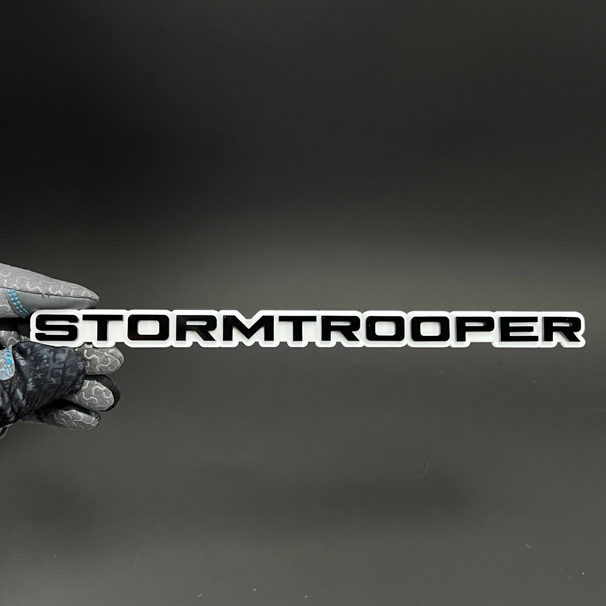 1PC STORMTROOPER 3D Acrylic Badge - Car Truck Emblem Fender Sticker