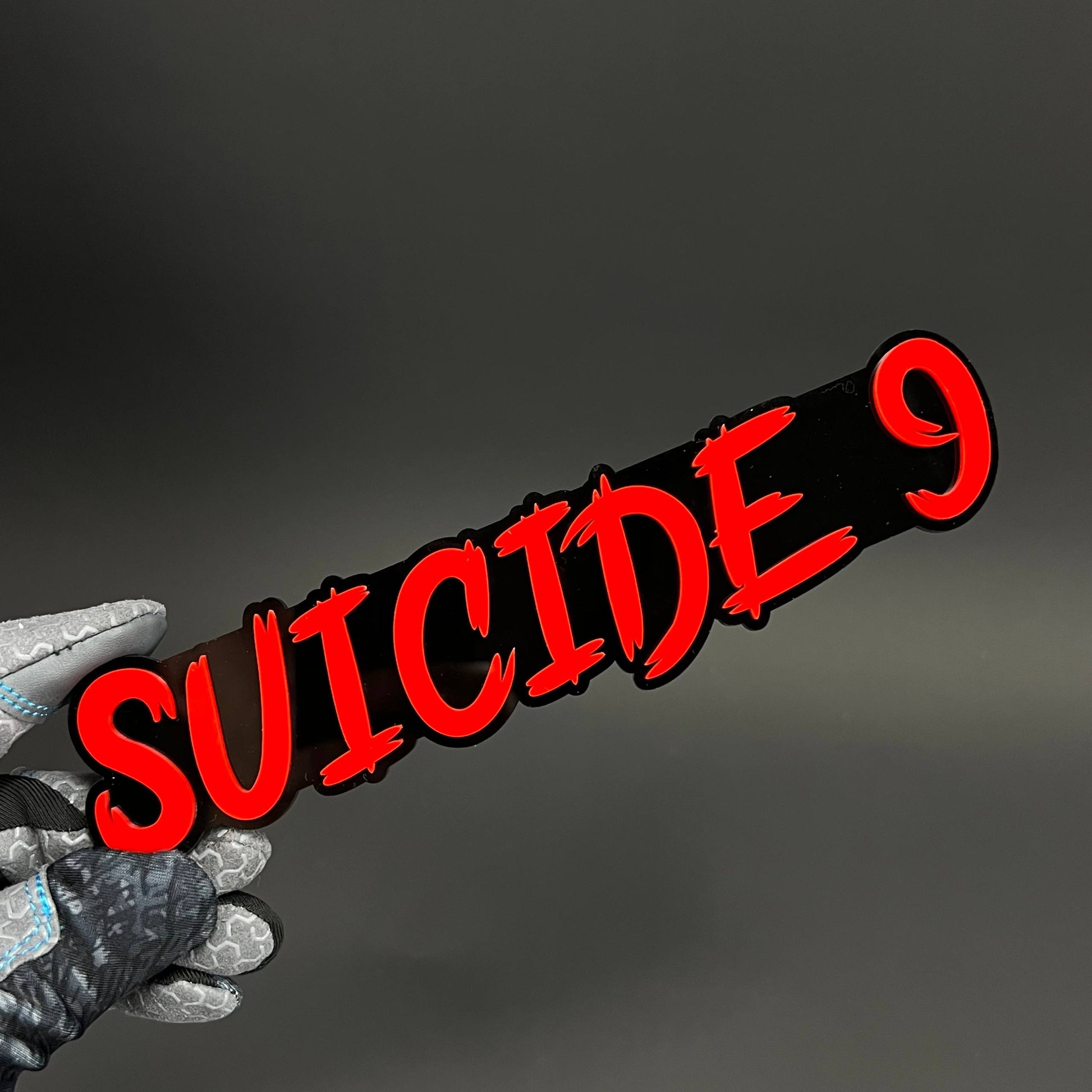 1PC SUICIDE 9 3D Acrylic Badge - Car Truck Emblem Fender Tailgate Trunk Sticker