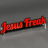 1PC Jesus Freak 3D Acrylic Badge - Car Truck Emblem Fender Sticker