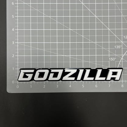 1PC GODZILLA 3D Acrylic Badge - Car Truck Emblem Fender Tailgate Trunk Sticker