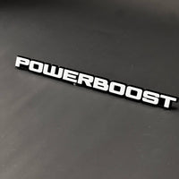 1PC POWERBOOST 3D Acrylic Badge - Car Truck Emblem Fender Tailgate Trunk Sticker