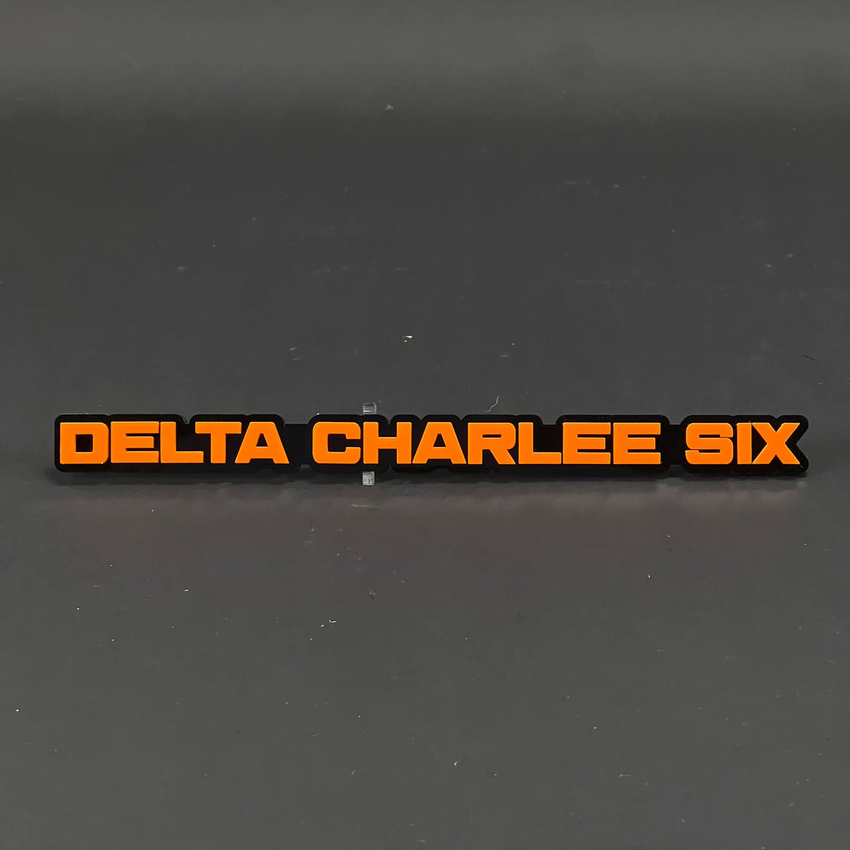 1PC DELTA CHARLEE SIX 3D Acrylic Badge - Car Truck Emblem Fender Sticker
