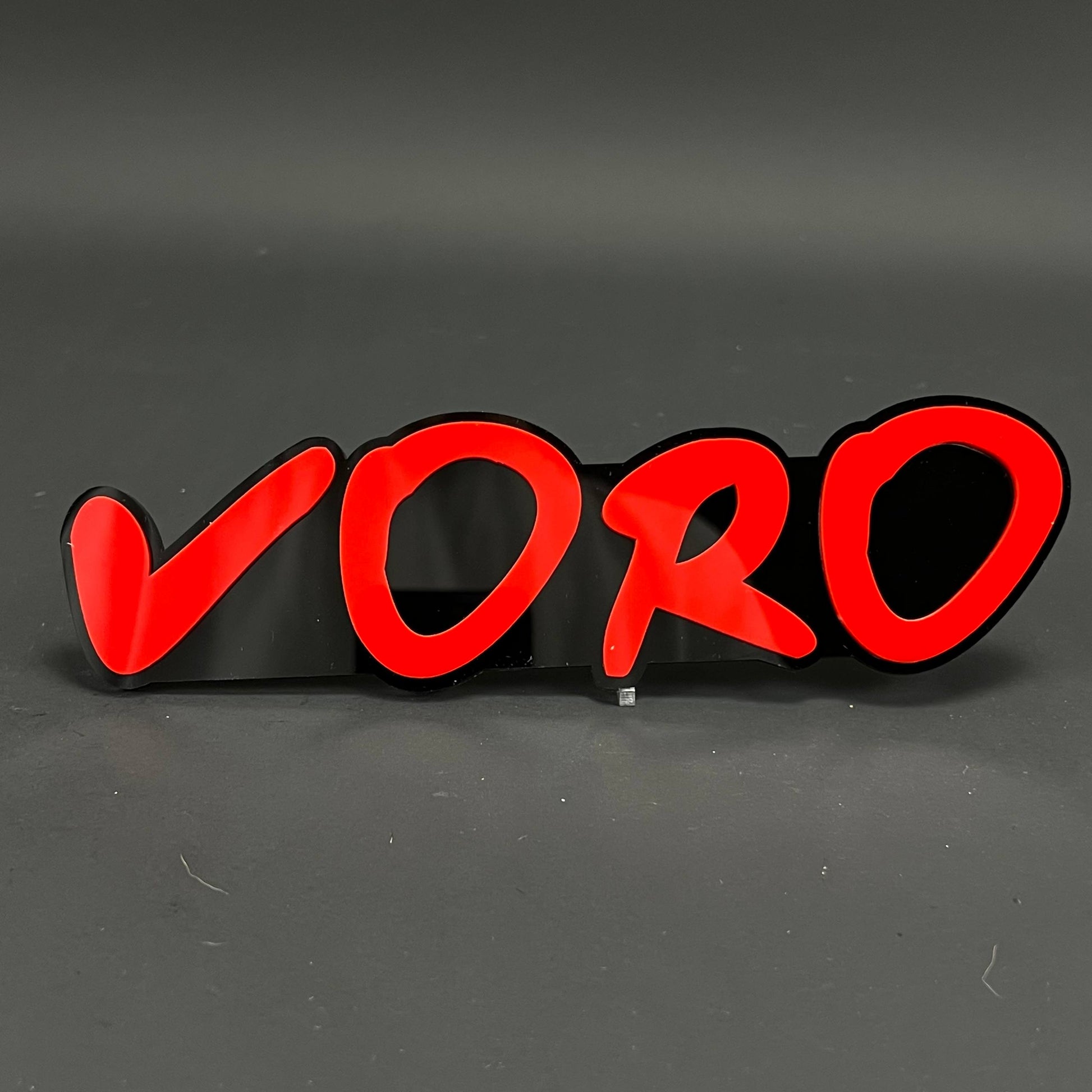 1PC VORO 3D Acrylic Badge - Car Truck Emblem Fender Tailgate Trunk Sticker