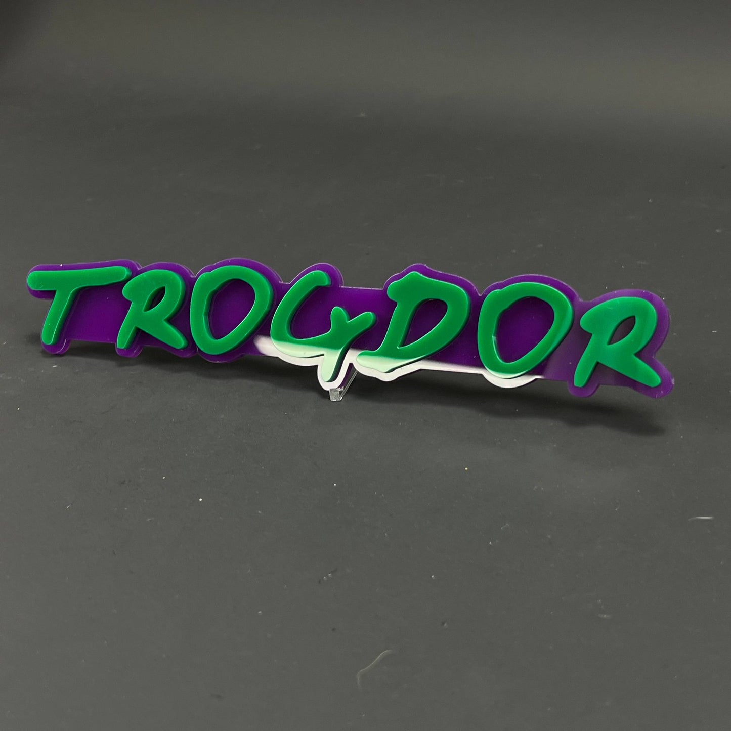 1PC TROGDOR 3D Acrylic Badge - Car Truck Emblem Fender Tailgate Trunk Sticker