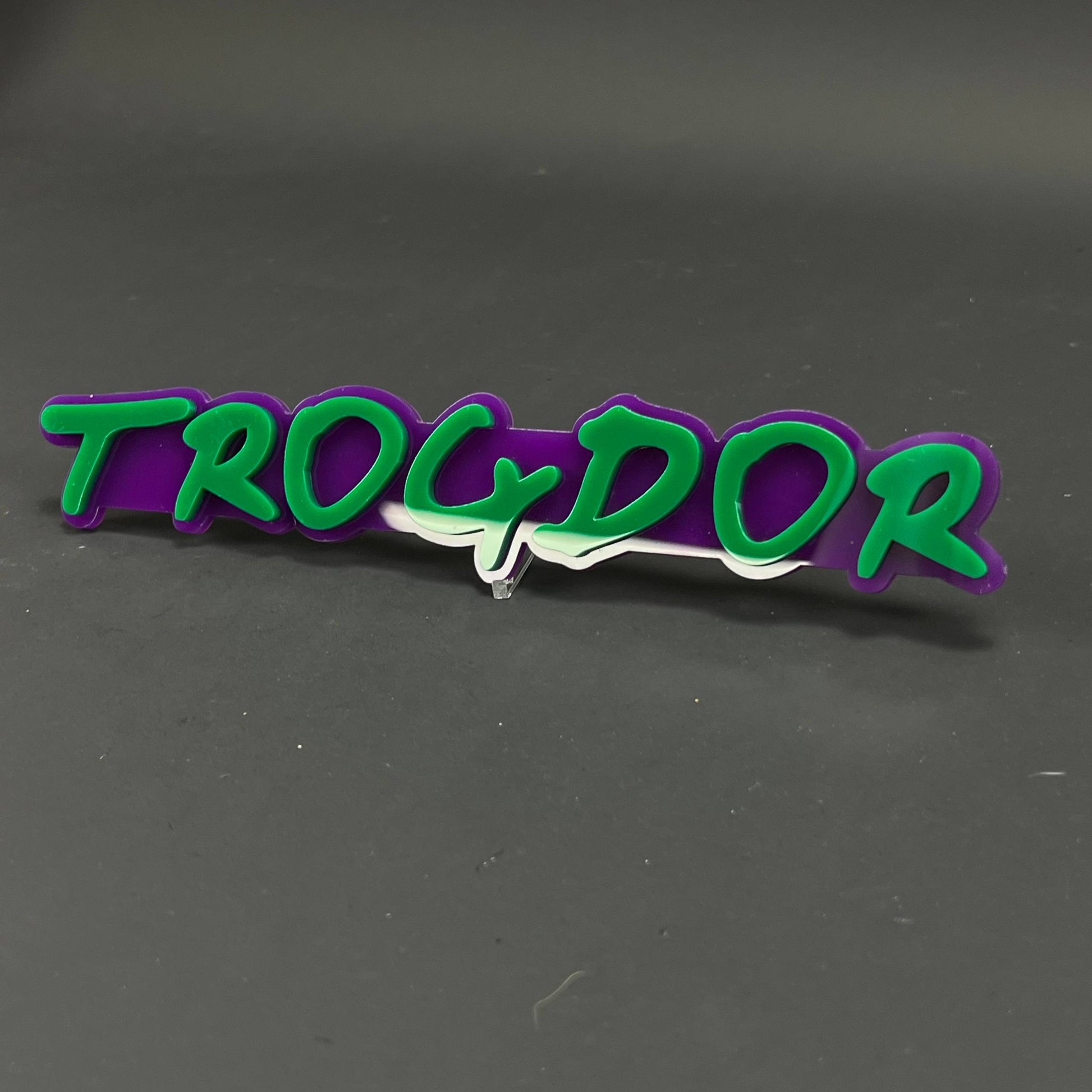 1PC TROGDOR 3D Acrylic Badge - Car Truck Emblem Fender Tailgate Trunk Sticker