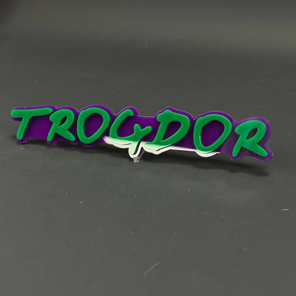 1PC TROGDOR 3D Acrylic Badge - Car Truck Emblem Fender Tailgate Trunk Sticker
