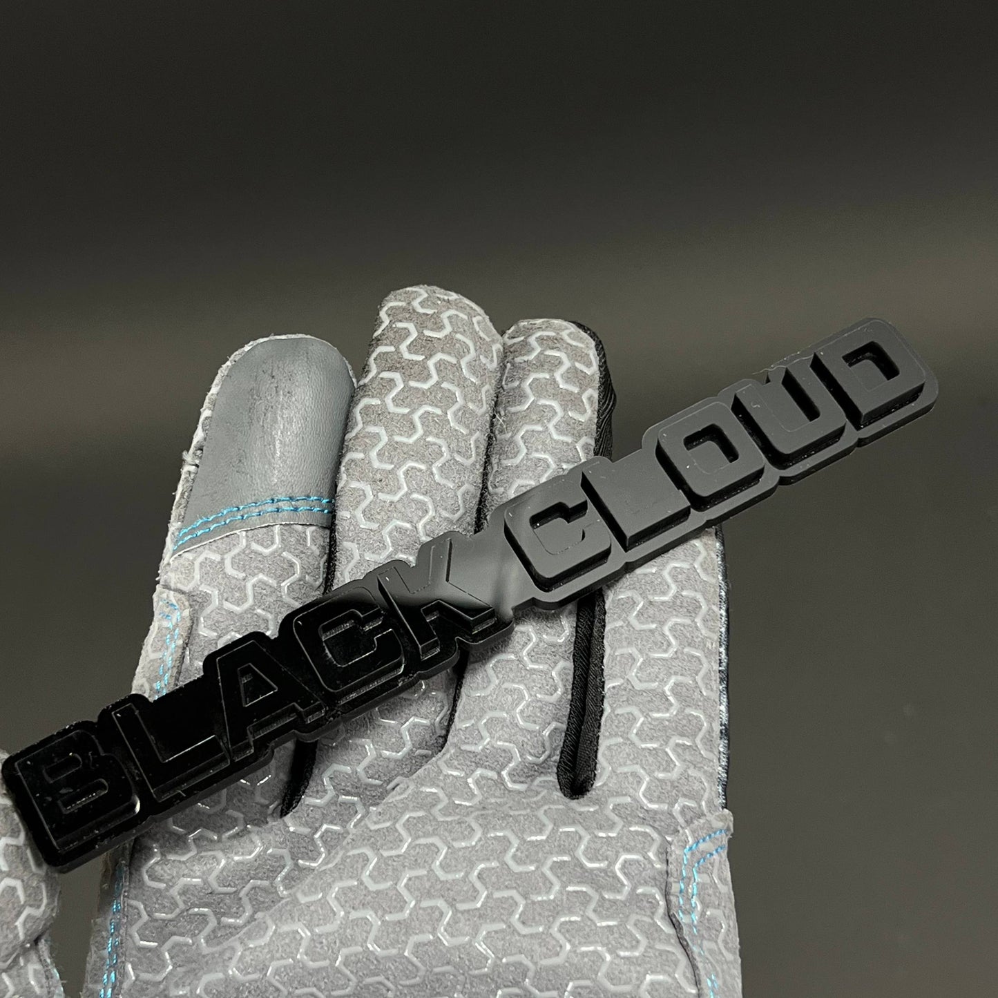 1PC BLACK CLOUD 3D Acrylic Badge - Car Truck Emblem Fender Sticker