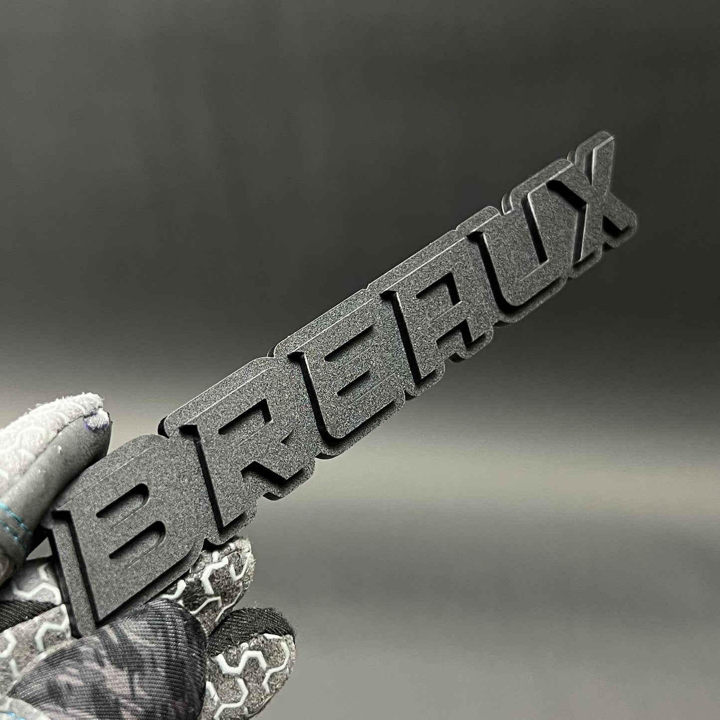 1PC BREAUX 3D Acrylic Badge - Car Truck Emblem Fender Tailgate Trunk Sticker