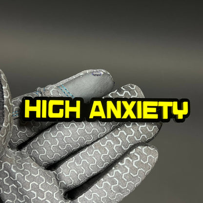 1PC HIGH ANXIETY 3D Acrylic Badge - Car Truck Emblem Fender Sticker