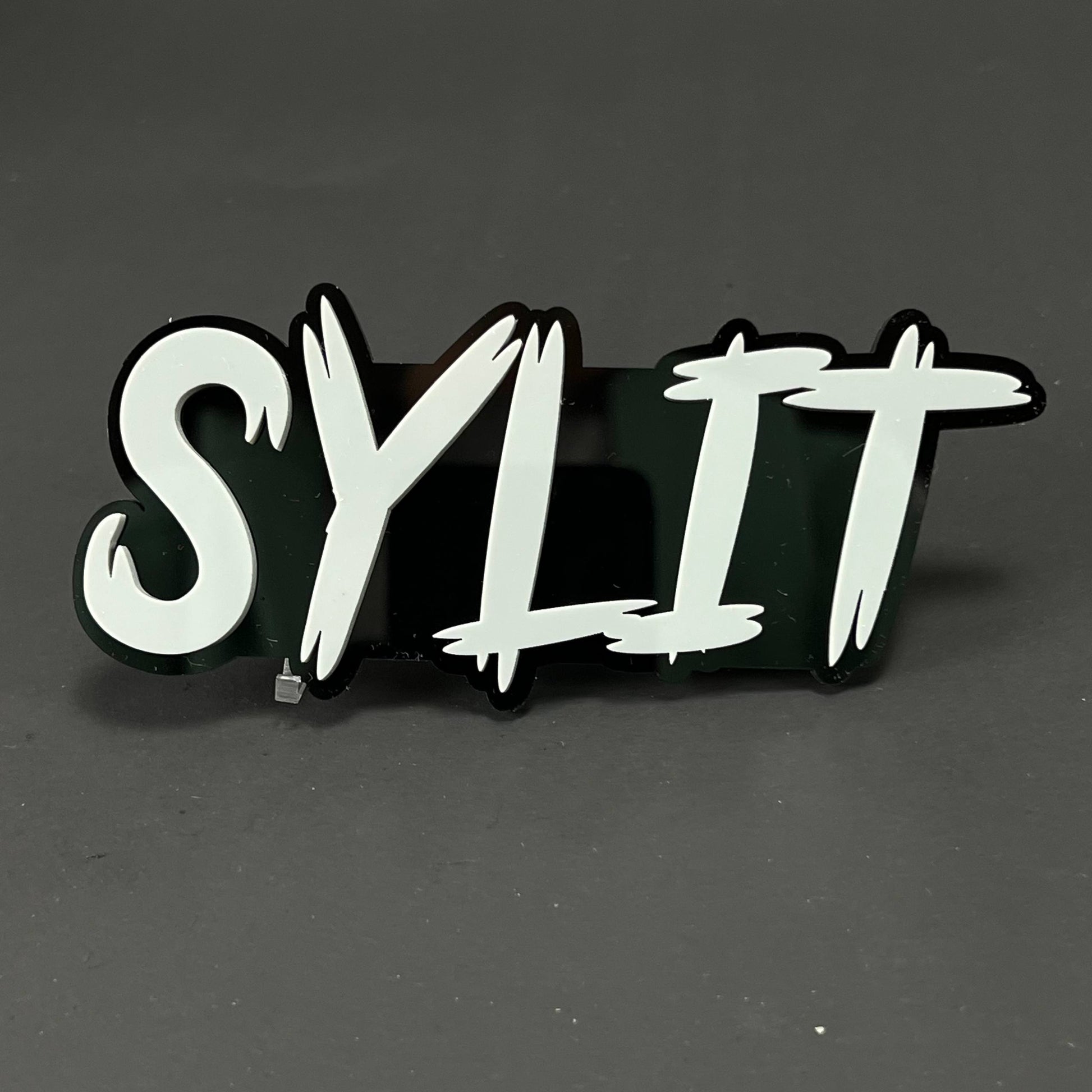 1PC SYLIT 3D Acrylic Badge - Car Truck Emblem Fender Tailgate Trunk Sticker