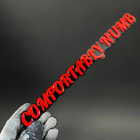1PC COMFORTABLY NUMB 3D Acrylic Badge - Car Truck Emblem Fender Sticker