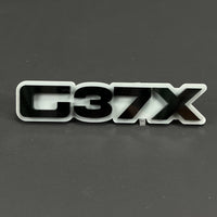 1PC G37X 3D Acrylic Badge - Car Truck Emblem Fender Tailgate Trunk Sticker