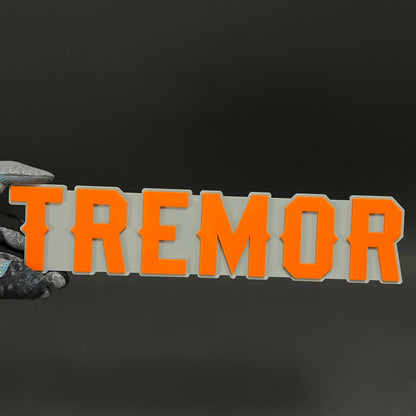 1PC TREMOR 3D Acrylic Badge - Car Truck Emblem Fender Tailgate Trunk Sticker