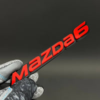 1PC MAZDA6 3D Acrylic Badge - Car Truck Emblem Fender Tailgate Trunk Sticker