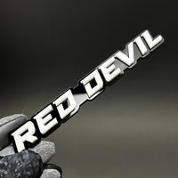 1PC RED DEVIL 3D Acrylic Badge - Car Truck Emblem Fender Tailgate Trunk Sticker