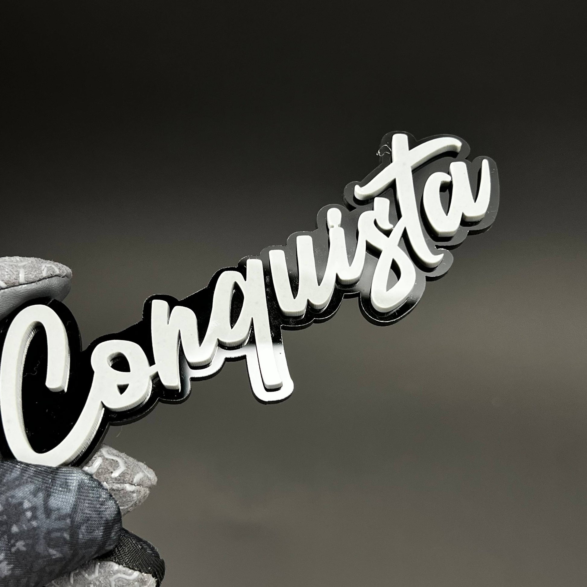 1PC Conquista 3D Acrylic Badge - Car Truck Emblem Fender Tailgate Trunk Sticker