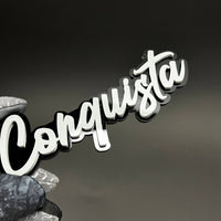 1PC Conquista 3D Acrylic Badge - Car Truck Emblem Fender Tailgate Trunk Sticker