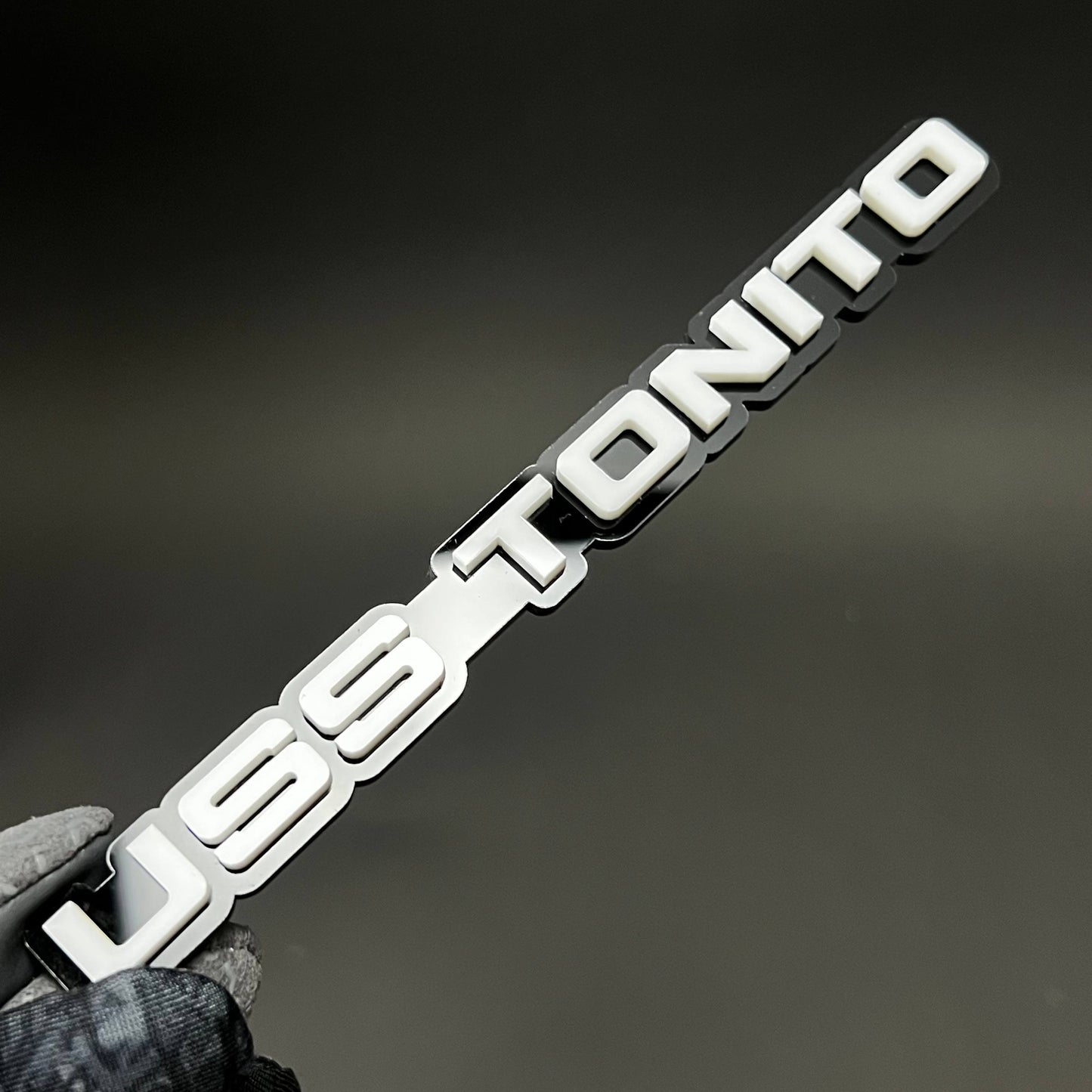 1PC USS TONITO 3D Acrylic Badge - Car Truck Emblem Fender Tailgate Trunk Sticker