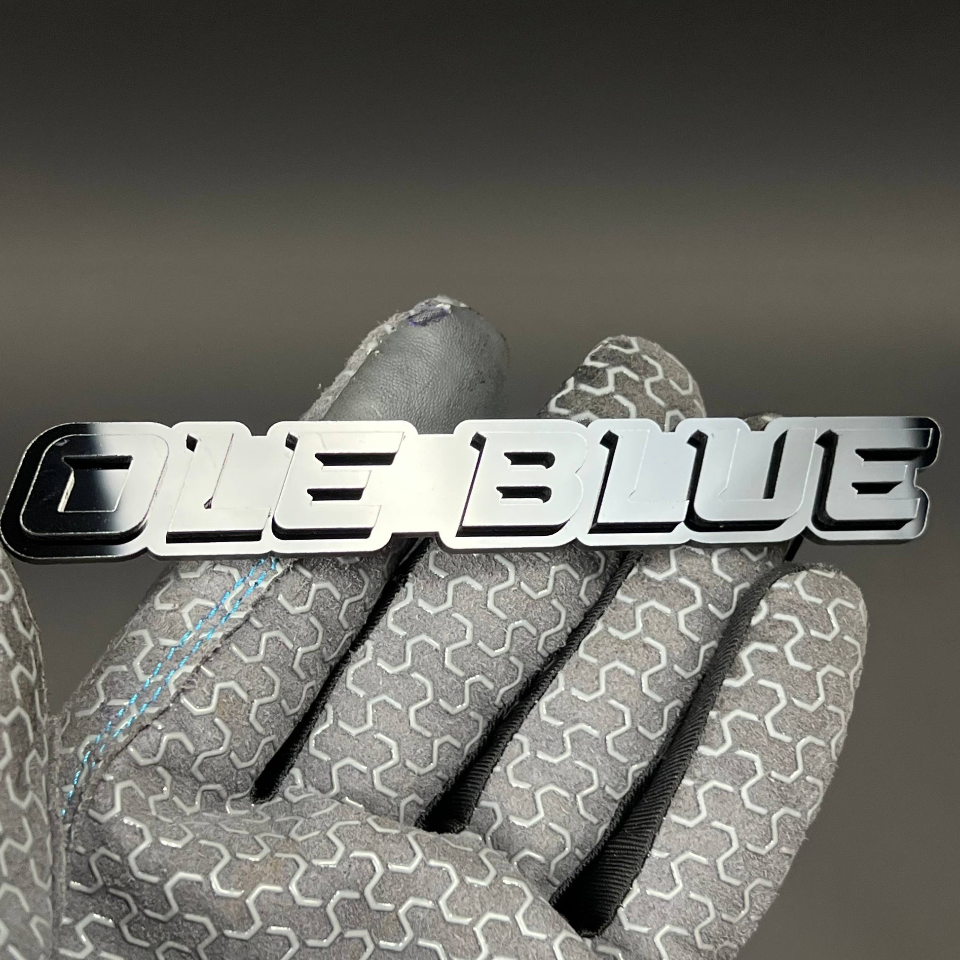 1PC OLE BLUE 3D Acrylic Badge - Car Truck Emblem Fender Tailgate Trunk Sticker