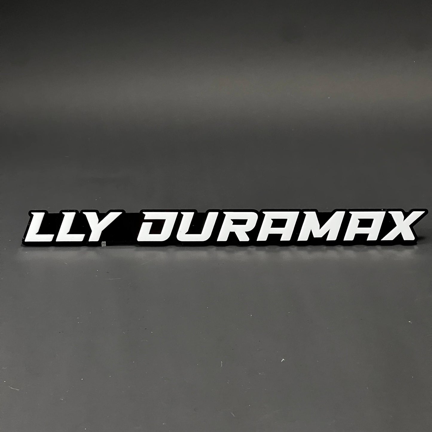 1PC LLY DURAMAX 3D Acrylic Badge - Car Truck Emblem Fender Sticker